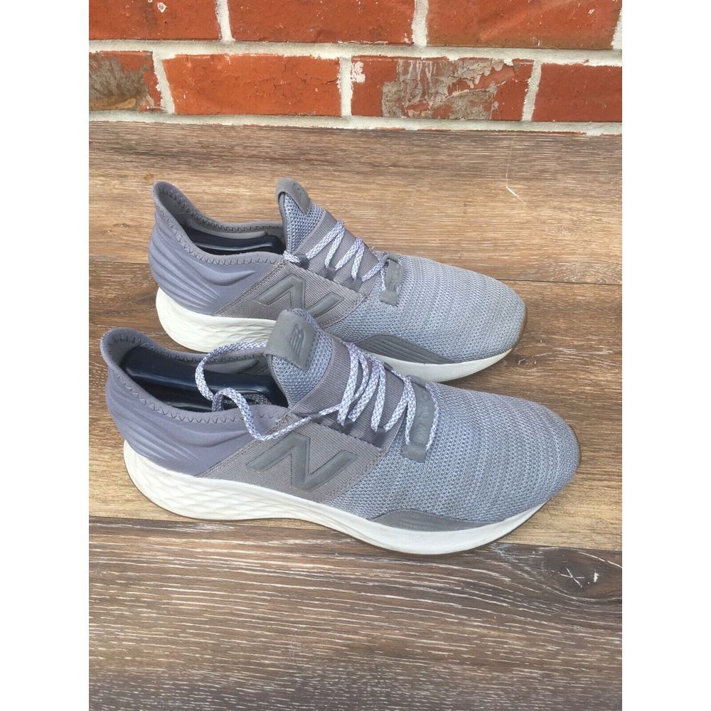 New Balance‎ Mens Grey Athletic Sneakers Size 8.5 M